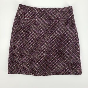 Loft Tweed A Line Skirt Sz 4P